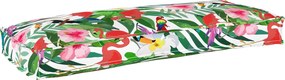 vidaXL Pernă Floral Multicolour 100 x 40 x 8 cm Material Oxford