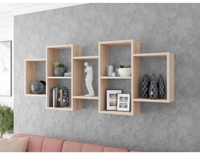 Etajeră de perete TRIO 65x161 cm stejar sonoma