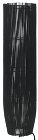 Lampa de podea, negru, 72 cm, rachita, E27 Negru, 72 cm, 1, 1