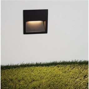 Spot incastrabil exterior IP65, LED CCT Til negru