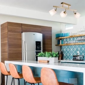 Spot KLARA 3xE14/60W/230V auriu