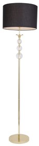 Lampadar design elegant REA negru/auriu