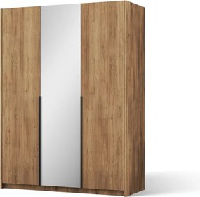 Dulap Alera III Hinged – cu oglindă – 148x58x204 cm – Stejar Artisan – Alera III Hinged Dulap – Varianta 2