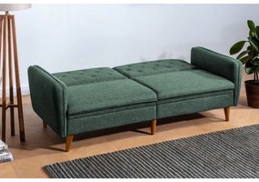 Set Canapea si Fotoliu, Lemn Solid, Terra, 2 Piese, Verde