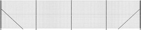 vidaXL Gard plasă de sârmă cu bordură, antracit, 1,8x10 m