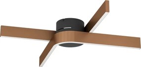 Eglo 901863 - Plafonieră LED RGBW dimabilă FOLCINO-Z 2xLED/18W/230V cupru/negru