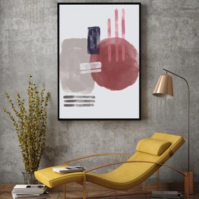 Poster - Abstracție pictată (A4)