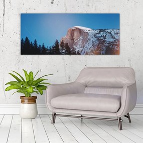 Tablou - Crestele munților noaptea (120x50 cm)