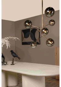 Lustră LED pe tijă Lucide 46417/06/10 ALARA 6xG4/1,5W/230V auriu