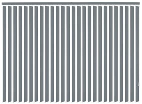 Jaluzele verticale din material textil, gri, 150 x 180 cm Gri, 150 x 180 cm