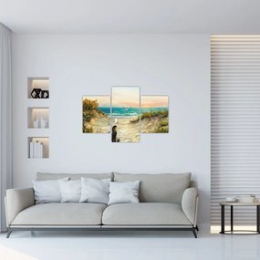 Tablou - Plaja cu nisip (90x60 cm)