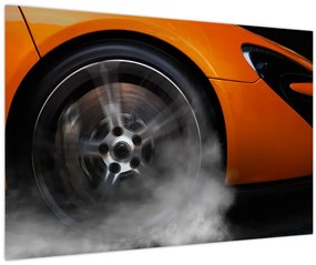 Tablou - Mașină sport portocalie (90x60 cm)