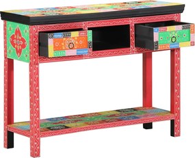 vidaXL Masă de consolă cu sertar Multicolour 100 x 30 x 77 cm