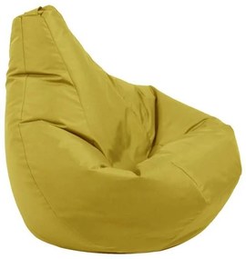 Fotoliu puf copii, Nirvana Light Pufrelax, Material Impermeabil - Yellow Quince