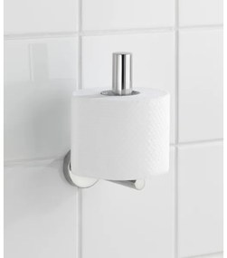 WENKO 20218100 - Suport pentru hârtie igienică BOSIO SHINE, 8 x 12,5 cm, inox/argintiu