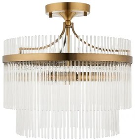 Lustră aplicată Endon 112575 MARIETTA 3xE14/7W/230V alamă/transparent