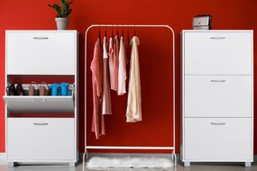 Deuba Dulap pantofi 115x60x24 cm - alb