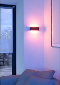 Eglo 901956 - Aplica de perete pentru exterior LED RGBW SANIA-Z, dimabilă, 10W/230V, IP55, negru