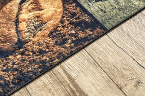 ANDRE 50090 covor lavabil Cafea bucatarie, anti-alunecare - maro