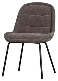 Scaune de dining gri 2 buc. din catifea Crate – WOOOD