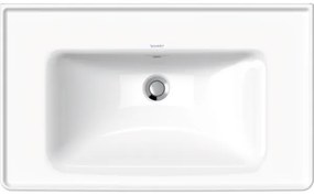 Duravit 2367800060 – Lavoar suspendat D-NEO, 80 x 48 cm, ceramică, alb lucios