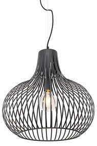 Lampa suspendata moderna neagra 48 cm - Sapphira