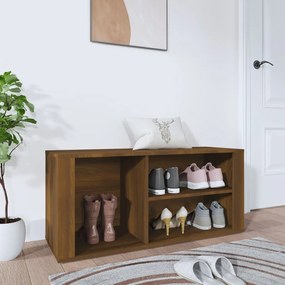 vidaXL Pantofar, stejar maro, 100x35x45 cm, lemn compozit