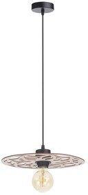 Lustră pe cablu FALCO 1xE27/60W/230V d. 30 cm bej