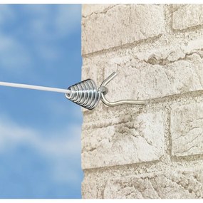 Sârmă de rufe extensibilă, Wenko Jumbo, 15 m lungime