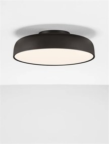 Plafoniera LED stil modern 3000K NOELIA negru 50cm