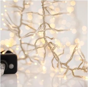 Ghirlandă de Crăciun LED pentru exterior CLUSTER 768xLED/8 funcții 9 m IP44 alb cald