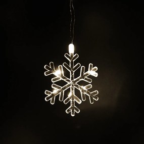Decorațiune luminoasă pentru exterior Snowflakes,200x60cm, LED, alb cald, temporizator, 8 funcții, 200 cm