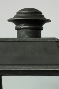 Stalp iluminat exterior din fier forjat, inaltime 84cm, AL 6796