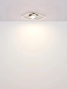 Globo 48468-32 - Plafonieră LED dimabilă SAUNDERS 32W/230V 42,6x42,6 cm