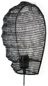 Aplică de perete White Label Lena, negru