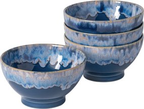 Boluri albastre 4 buc. din gresie ø 15 cm Latte – Costa Nova