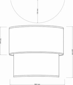 BRILAGI - Aplică de perete LED BOHO ECO 1xE27/10W/230V crem