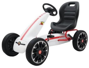 Kart cu pedale pentru copii NOVOKIDS® Chrysler Kart PRO, Roti din cauciuc EVA, 5-8 ani , Carena, Structura metalica, Frana de mana, Functie