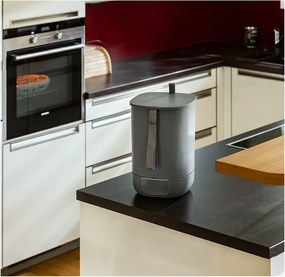 Coș pentru compost gri 10,6 l Bokashi – Plastia