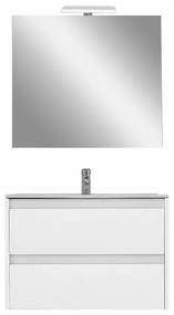 Mobilier complet de baie Porto Prime 80 alb