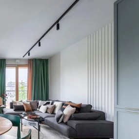 Spot pentru sistem de șină MARIBEL 3xGU10/10W/230V +1 m sistem de șină