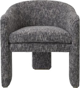 Scaun design LUX Pebbles, cambon negru 115373 HZ