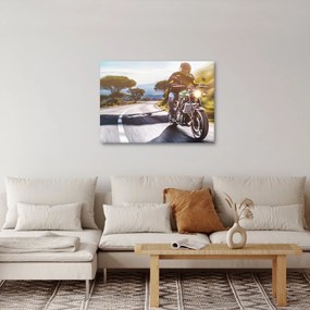 Tablou - Motociclist (70x50 cm)