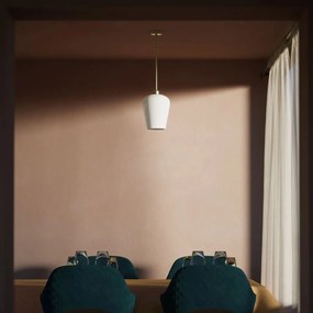 Lustra design italian din alama si sticla Talis