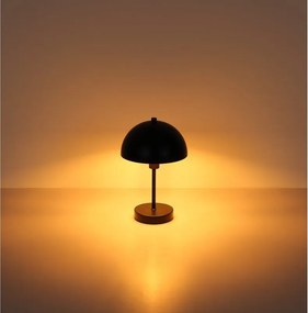 Veioza/Lampa de masa moderna ATOMA I negru