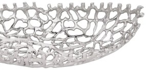 SET 2x tavă decorativă Eglo 427086 KIMITSU 44/61 cm argintiu