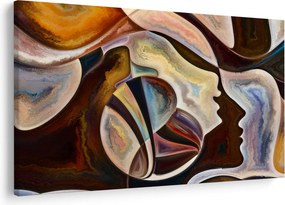 Tablou - Abstractizarea capetelor (90x60 cm)