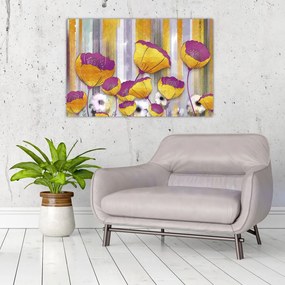 Tablou - Ilustrațir cu flori (90x60 cm)