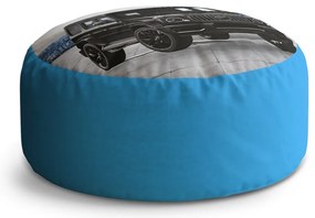 Taburet Circle AMG mașină, albastru