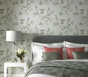 Tapet Rosemore, Grey Luxury Bird, 1838 Wallcoverings, 5.3mp / rola